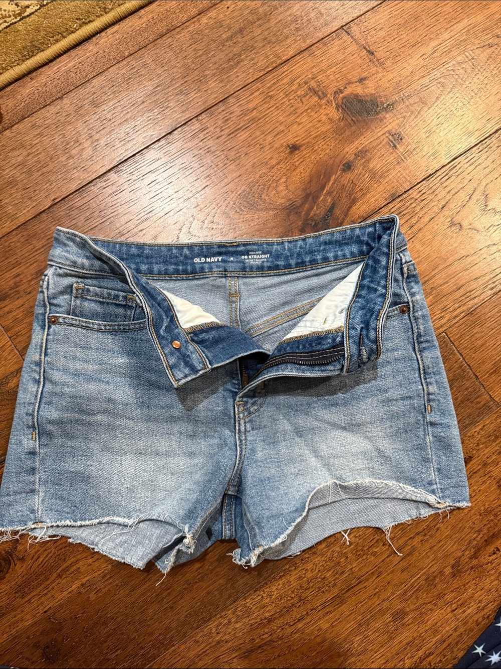 Old Navy Light Blue Denim Cutoff Shorts